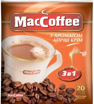 Кофейный напиток MacCoffee Ирландские сливки 3в1 20шт*18г (8887290109857)