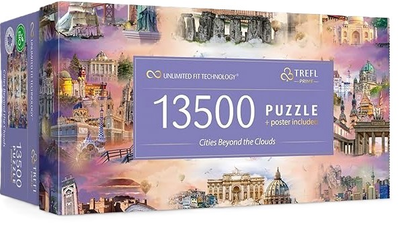 Puzzle Trefl Cities Beyond the Clouds 198.6 x 137.6 cm 13500 elementów (5900511810301)