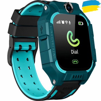 Детские смарт часы Smart Baby Watch Q19 S с СИМ картой /LBS/SIM/ Українська Локалізація