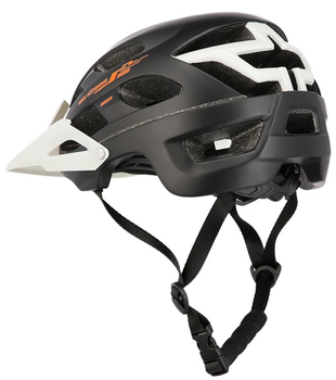 Kask Nils Extreme MTW208 M 53 - 58 cm Czarno-biały (5907695500844)