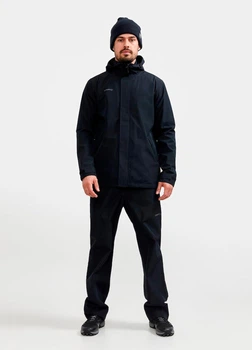 Штормовой костюм ветрозащитный водостойкий CRAFT Core Explore Rain Set 1910994-999000 Black L