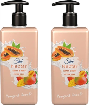 Упаковка крем-мыла Shik Nectar Папайя-Манго 450 мл x 2 шт (2301000481867)