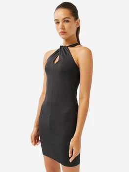 Платье короткое летнее женское Stradivarius 6250648001a S Черное (KC1000000038278)