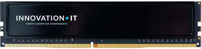 Pamięć RAM Innovation IT DDR4-3200 16384MB PC4-25600 Black (4251538817479)