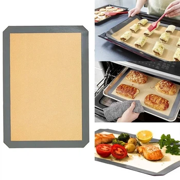 Силиконовый коврик для выпечки и раскатки 40*30 см Графит