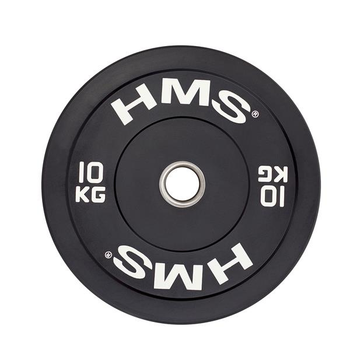 Диск олімпійський HMS Bumper 10 кг чорний (5907695519877)