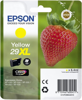 Картридж Epson T29 XL 6.4 мл Yellow (C13T29944012)