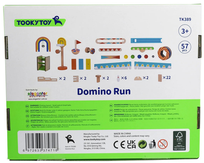 Tor kulkowy Tooky Toy Kulodrom Domino (6972633374718)