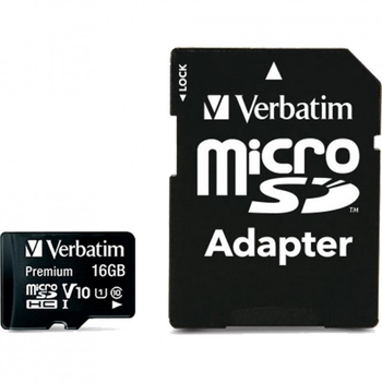 Карта памяти Verbatim 16GB microSDHC class 10 (MDAVR-10/G)