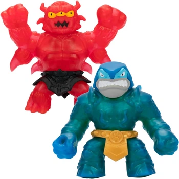 Набор фигурок Гуджитсу Трашалот против Редбека Heroes of Goo Jit Zu Stretch Strikers Thrashalot VS Redback
