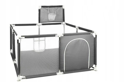 Манеж дитячий Primabobo 126 × 66 см сірий