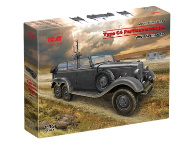 Сборная модель ICM G4 с вооружением, Немецкий автомобиль IIСВ 35530