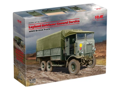 Сборная модель ICM Leyland Retriever General Service, Британский грузовой автомобиль II СВ 35600
