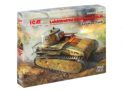 Сборная модель ICM Leichttraktor Rheinmetall 1930, немецкий танк 35330
