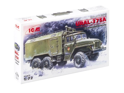 Сборная модель ICM УРАЛ-375А, передвижной командный пункт 72712