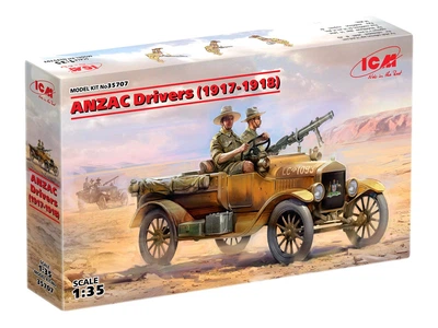 Збірна модель ICM Водії ANZAC 1917-1918 2 Фігури 35707