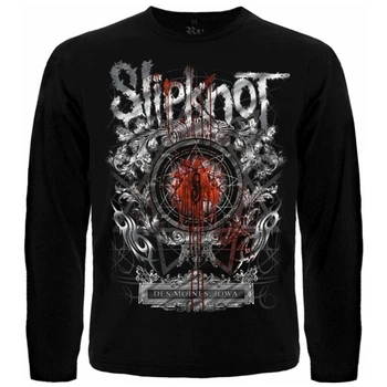Футболка з довгим рукавом Slipknot "Des Moines", Розмір S