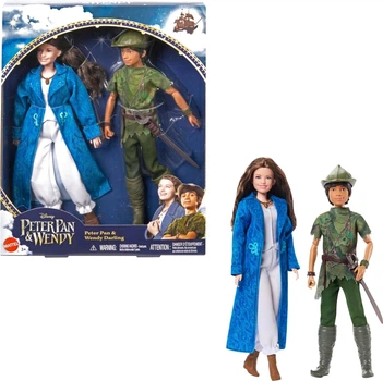 Игровой набор Mattel Disney Movie Peter Pan & Wendy Питер Пэн и Венди Дарлинг (HNY36)