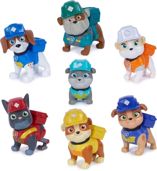 Игровой набор из 7 фигурок Spin Master Paw Patrol Construction Family Щенячий патруль Семейство конструкторов PAWsomе (6067084)