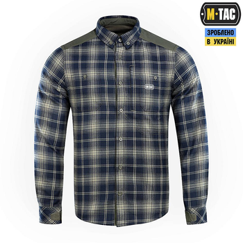 Рубашка M-Tac Redneck Shirt Olive/Navy Blue Размер S/L