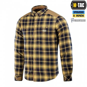 Рубашка M-Tac Redneck Shirt Navy Blue/Yellow Размер M/R