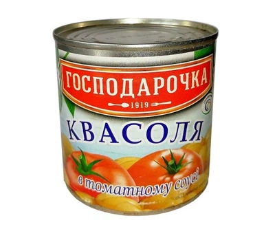 Квасоля в томатному соусі ж/б Господарочка 420 г