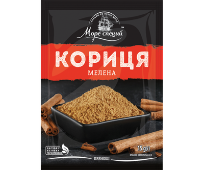 Кориця мелена Море Спецій 15 г
