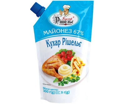 Майонез 67% 300 g «TM "Ухар Ришелье"»