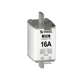 Плавка предохранителя NT00 16А TAKEL