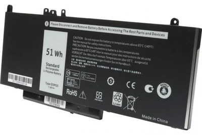 Батарея G5M10 для ноутбука DELL Latitude E5450 E5550 E5250 (7.4V 51 Wh) Replacement