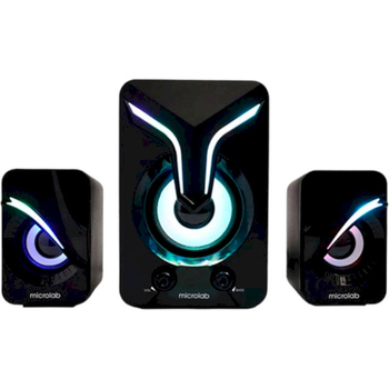 Акустична система Microlab U-270 Phoenix 11 Вт з LED-підсвіткою Чорний