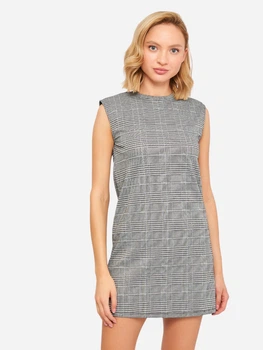Платье короткое летнее женское Stradivarius 6374429004a S Серое (KC1000000038624)