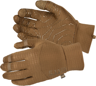 Перчатки тактические 5.11 Tactical Stratos Stretch Fleece Gloves 59801-134 2XL Kangaroo (888579606683)