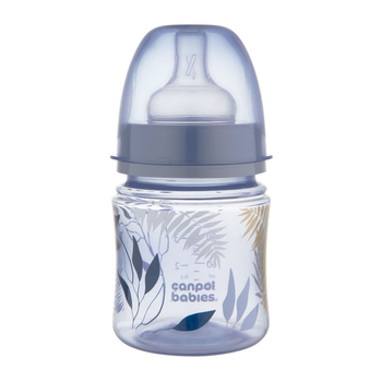 Пляшка антиколікова з широким отвором Canpol babies 120 мл Easystart GOLD - блакитна 35/239_blu 5901691886261