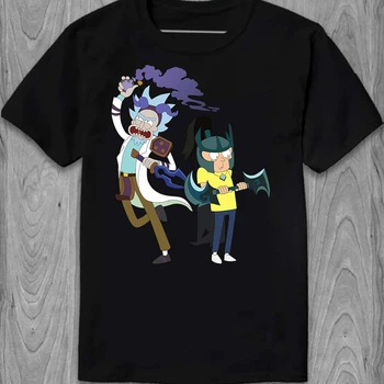 Футболка Dota 2 Rick and Morty PG05797 goodreclama L Чорний