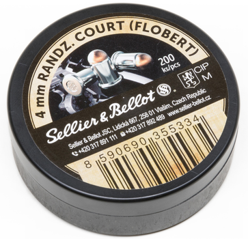 Патрони Флобера Sellier & Bellot Randz Curte 4 мм 0.5 г 200 шт (12110101) ($KQ973520) - Уцінка