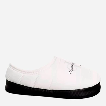 Жіночі домашні капці утеплені з закритим носком Calvin Klein 404706390 41 (9.5M) 26 см Білі (1159811516)