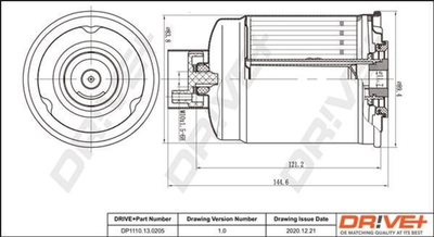 Топливный фильтр Drive+ Ford Diesel 2.5 97- (DP1110.13.0205)