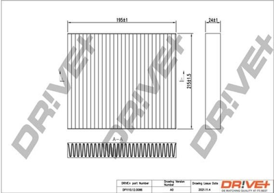 Фільтр салону Drive+ Mazda 6 2.0 02- (DP1110.12.0086)