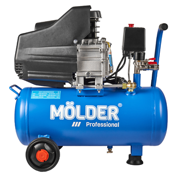 Компрессор воздушный Molder с ресивером 24л, 175л/мин, 1100Вт MA31240