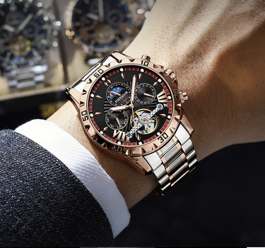 Мужские наручные часы Poedagar Mechanical 1731-TT
