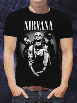 Футболка чоловіча "Nirvana" PG00938 goodreclama XS Чорний