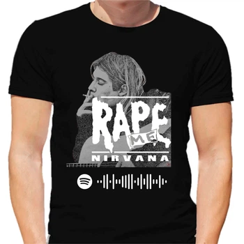 Футболка Rape me Nirvana PG05290 goodreclama S Чорний