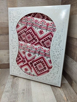 Набор в подарочной коробке льняная скатерть (150*220)+полотенца 6 штук (35*70) (П4К-Al-nabir-lyon-009-02)