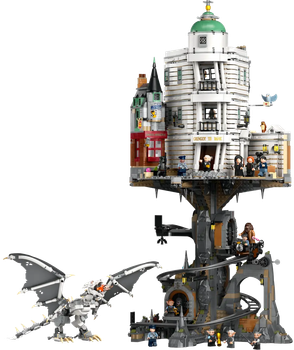 Zestaw klocków LEGO Harry Potter Czarodziejski Bank Gringotta - edycja kolekcjonerska 4801 element (76417)