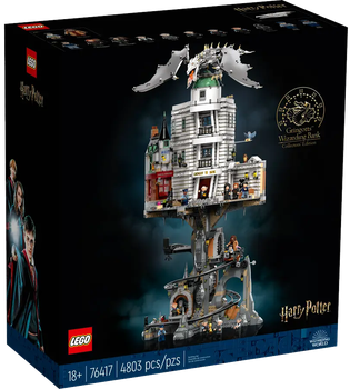 Zestaw klocków LEGO Harry Potter Czarodziejski Bank Gringotta - edycja kolekcjonerska 4801 element (76417)