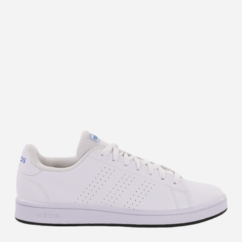 Tenisówki męskie z eko skóry adidas Advantage Base GW9285 43.5 Biały/Niebieski (4065426872477)