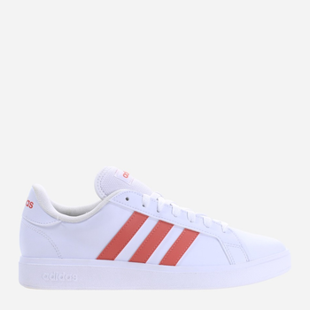 Tenisówki męskie z eko skóry adidas Grand Court Base 2.0 ID3021 42.5 Biały/Różowy (4066765324740)