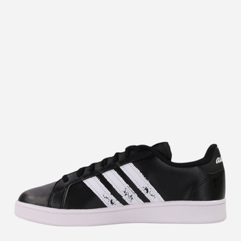 Tenisówki męskie z eko skóry adidas Grand Court Beyond GX5755 40 Czarny/Biały (4065418173315)