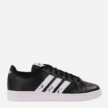 Tenisówki męskie z eko skóry adidas Grand Court Beyond GX5755 46.5 Czarny/Biały (4065418173339)